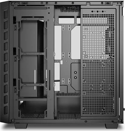 Sharkoon Rebel C80G RGB, schwarz, Glasfenster