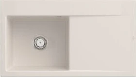 Villeroy & Boch Subway Style 50 Einbau Becken links crema