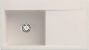 Villeroy & Boch Subway Style 50 Einbau Becken links crema