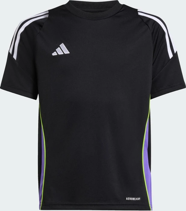 adidas Tiro 24 Trikot kurzarm black/purple rush (Junior)