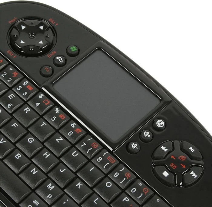 Xebec Tech HTPC Wireless Keyboard, USB, DE