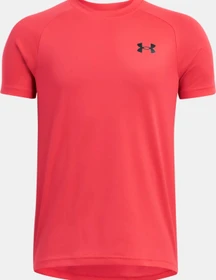 Under Armour Tech 2.0 Funktionsshirt kurzarm racer red/black (Junior)