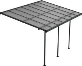 Juskys Borneo Terrassenüberdachung 4x3m anthrazit