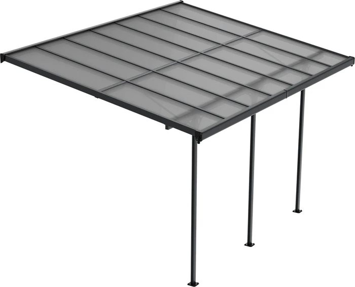 Juskys Borneo Terrassenüberdachung anthrazit