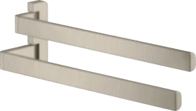 Hansgrohe Axor Universal Softsquare Handtuchhalter zweiarmig brushed nickel