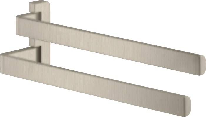 Hansgrohe Axor Universal Softsquare Handtuchhalter zweiarmig brushed nickel