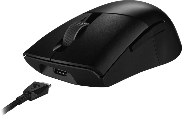 ASUS ROG Keris Wireless AimPoint schwarz, USB/Bluetooth