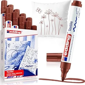 edding 4500 Textilmarker braun, 10er-Pack
