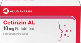 Aliud Cetirizin AL 10mg Filmtabletten, 50 Stück