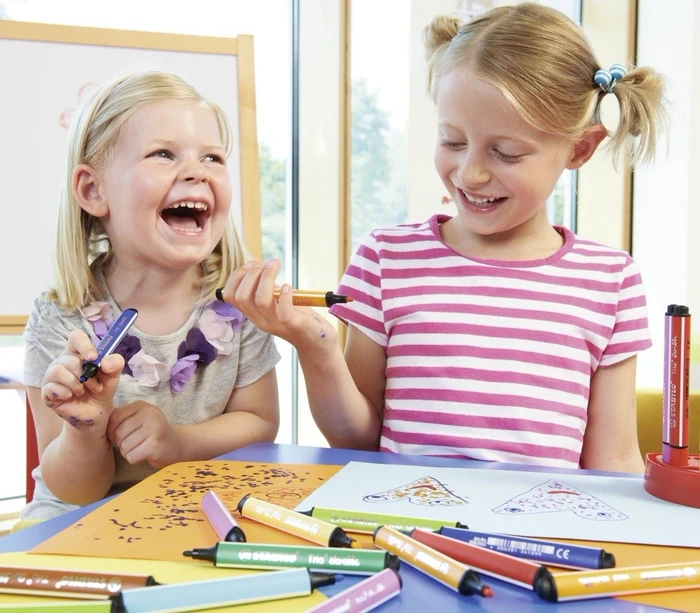 STABILO Trio Scribbi blau, 5er-Pack