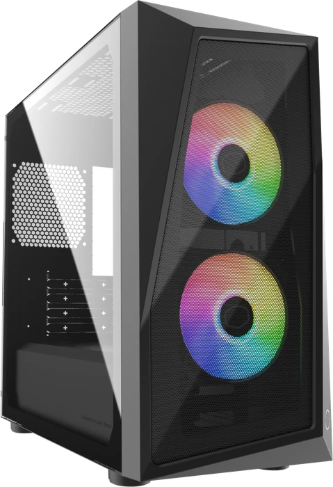 Cooler Master CMP 320, schwarz, Glasfenster