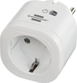 Brennenstuhl Connect WA 3600 XS02 WiFi Steckdose, 3680W, Smart-Steckdose (1294850100)