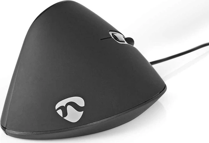 Nedis Wired Ergonomic Mouse, schwarz, USB