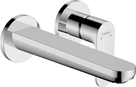 Grohe Rebris S Einhebel-Waschtischmischer Unterputz für Wandmontage mit Auslauf 20cm chrom