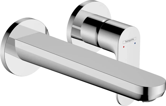 Grohe Rebris S Einhebel-Waschtischmischer Unterputz für Wandmontage mit Auslauf 20cm chrom