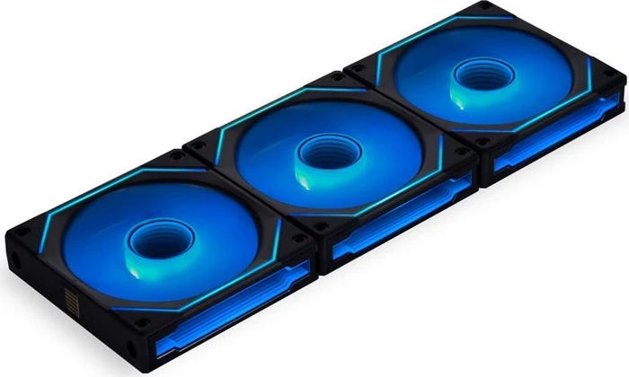 Lian Li Uni Fan SL-Infinity SL-INF120 ARGB Reverse Blade, schwarz, LED-Steuerung, Lüftersteuerung, 120mm, 3er-Pack