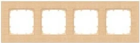 Siemens DELTA miro Rahmen 4-Fach Holz, buche