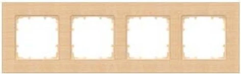 Siemens DELTA miro Rahmen 4-Fach Holz, buche
