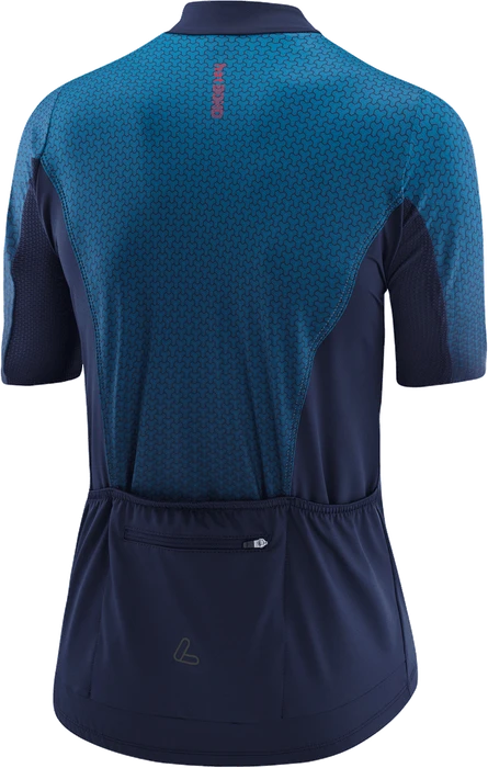 Löffler Flux Hotbond RF Full-Zip Trikot kurzarm dark blue (Herren)