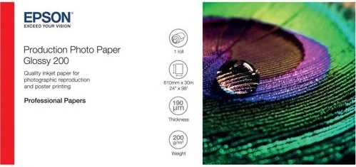 Epson S450371 Production Fotopapier glänzend, 24", 200g/m², 30m