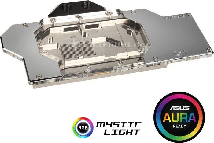 Phanteks Glacier GTX 1080/1070 Gigabyte G1 GPU Block, chrome