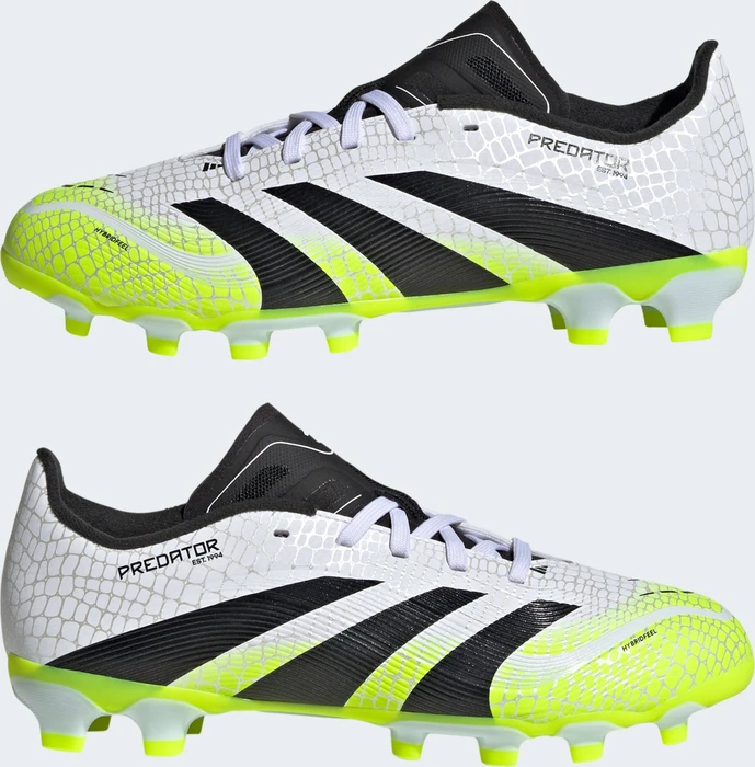 adidas Predator League MG cloud white/core black/lucid lemon (Junior)