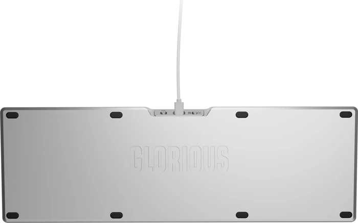 Glorious GMMK 3 Pro 100% Pre-built Gaming Keyboard, silber, LEDs RGB, Glorious Fox MX, USB, US