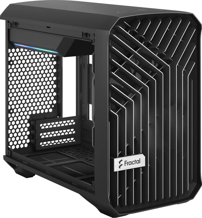 Fractal Design Torrent Nano Black TG Dark Tint, Glasfenster, Mini-ITX