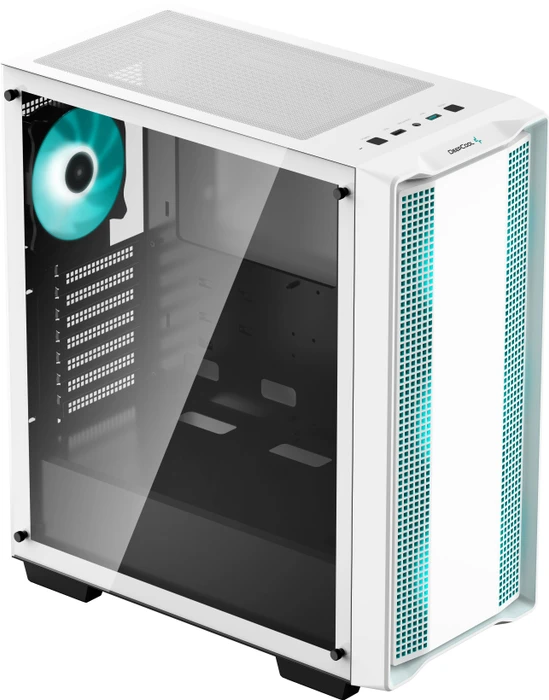 DeepCool CC560, weiß, Glasfenster