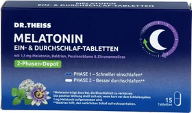 Dr. Theiss Melatonin Ein- & Durchschlaf Tabletten, 15 Stück
