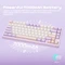 Wobkey Rainy 75 Pro, violett, LEDs RGB, Kailh Cocoa, USB/Bluetooth, US Vorschaubild