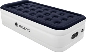 Juskys Sapri M Luftbett blau/weiß