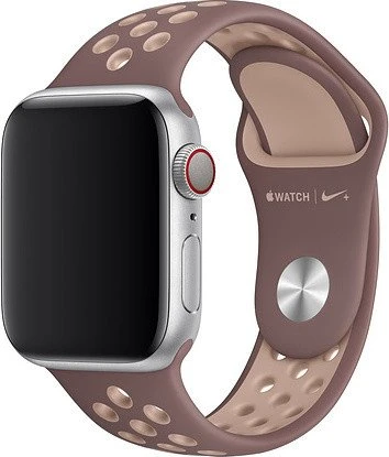 Apple Nike Sportarmband S/M und M/L für Apple Watch 40mm smokey mauve/particle beige