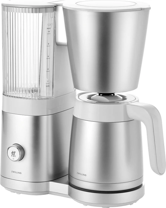 Zwilling Enfinigy Kaffeemaschine 1.25l silber/weiß