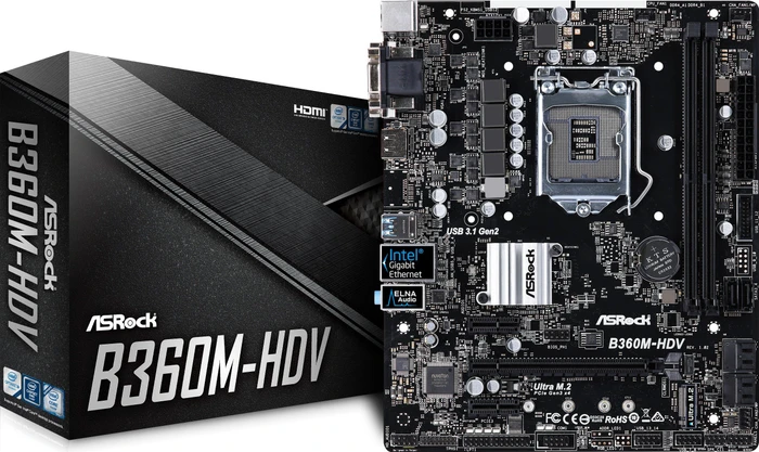 ASRock B360M-HDV (Intel 1151 v2)