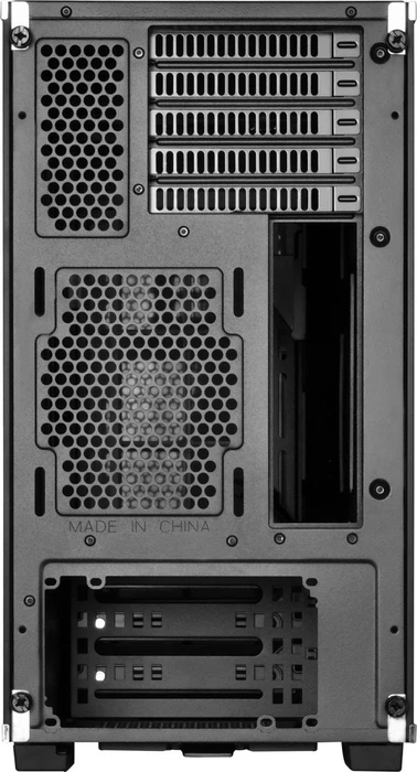 SilverStone Lucid LD01, schwarz/weiß, Glasfenster