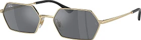 Ray-Ban RB3728 Yevi Bio-Based 58mm polished light gold/dark grey