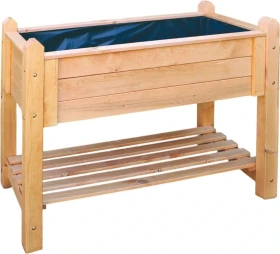 Promex Promadino Hochbeet groß 114x60cm honigbraun