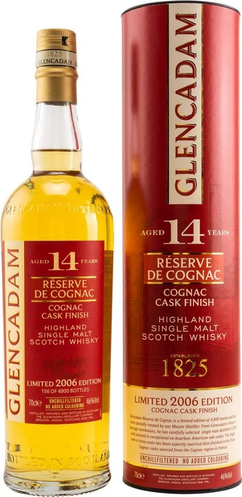 Glencadam Réserve de Cognac 2006 14 Years Old 700ml