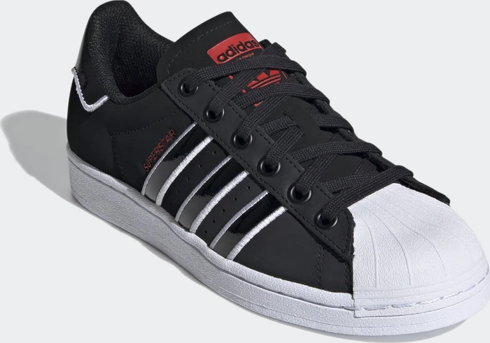 adidas Superstar Up core black/cloud white/vivid red (Damen)