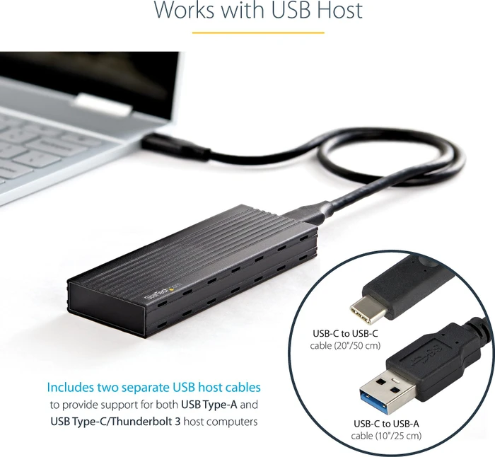StarTech External NVMe Enclosure, USB-C 3.1