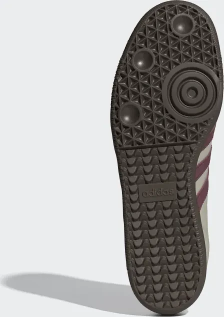 adidas Samba OG putty grey/maroon/gold metallic