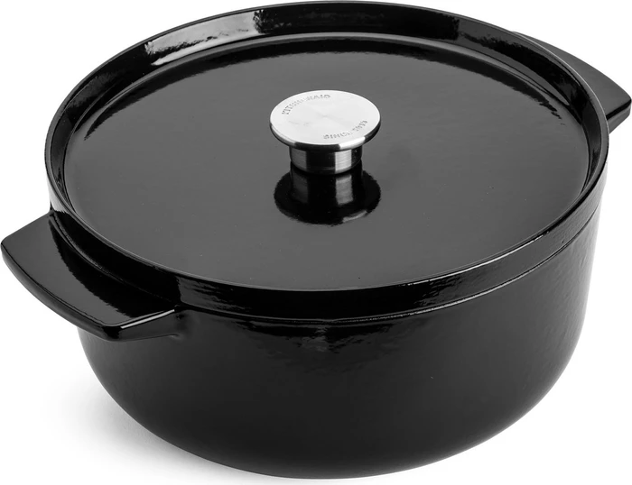 KitchenAid CC006061-001 Gusseisen Bräter rund 26cm onyx schwarz