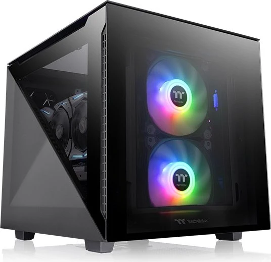 Thermaltake Divider 200 TG, schwarz, Glasfenster