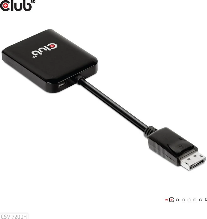 Club 3D MST-Hub DisplayPort 1.4 auf 2x HDMI Dual Monitor 4K60Hz