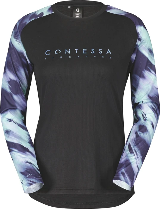 Scott Trail Contessa Signature Trikot langarm schwarz (Damen)