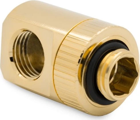 EK Water Blocks Quantum Line EK-Quantum Torque Rotary 90° Winkeladapter, gold