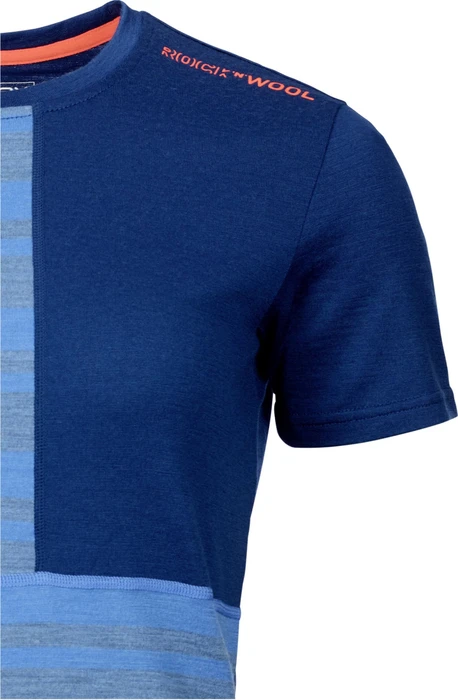 Ortovox 185 Rock'N'Wool Funktionsshirt kurzarm sky blue (Damen)