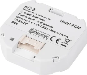 eQ-3 HomeMatic IP Kontakt-Schnittstelle Unterputz, 6-fach, Schaltaktor (153501A0)
