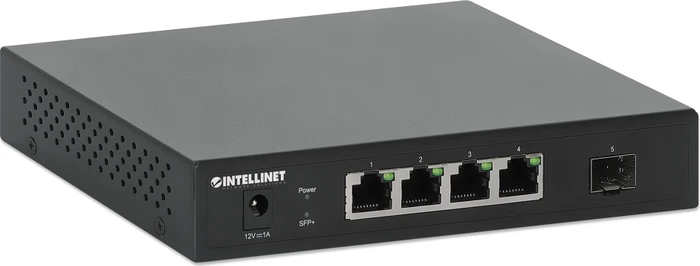 Intellinet Desktop 2.5G Switch, 4x RJ-45, 1x SFP+